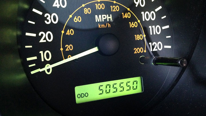 high mileage odometer