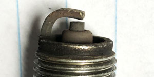 lead fouled spark plug