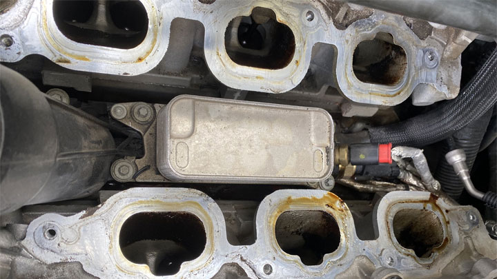 oil in intake manifold