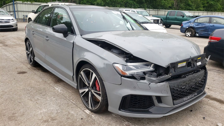 salvage title Audi